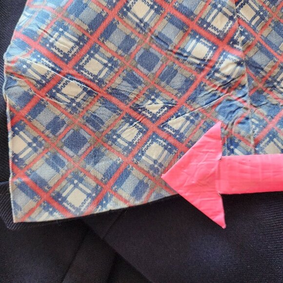 Vintage Johnny Carson Tailored For Joslins Navy Blue Sport Coat Blazer Mens 42 - Picture 8 of 13